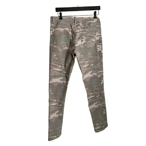 LOFT Gray Camouflage Skinny Jeans - Picture 2 of 4
